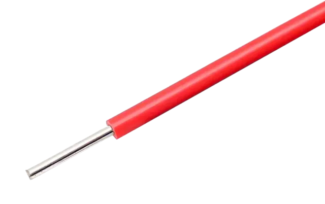 Filo rosso con anima piena 22AWG per breadboard al metro