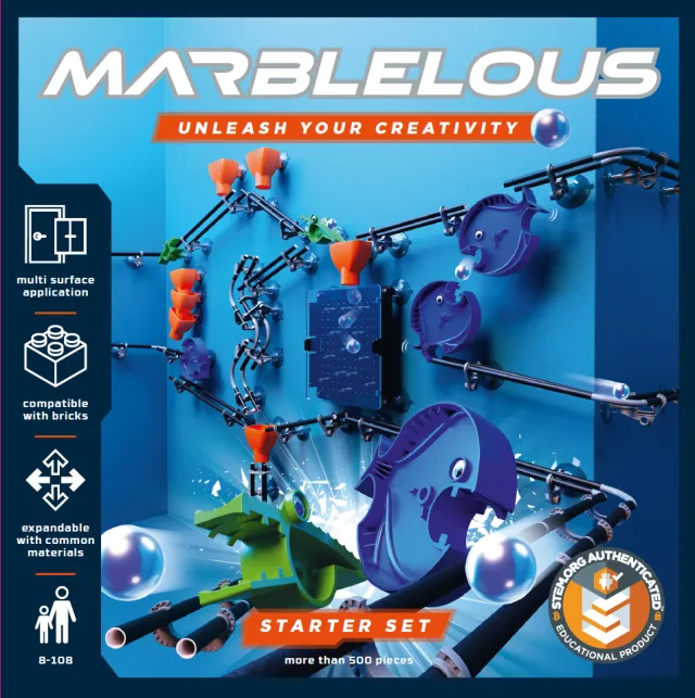 Marblelous Starter Set pista di biglie 500 pezzi