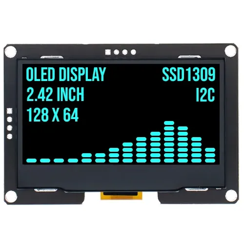 Display OLED da 2.4 inch 128x64 Blu I2C SSD1309 3.3V