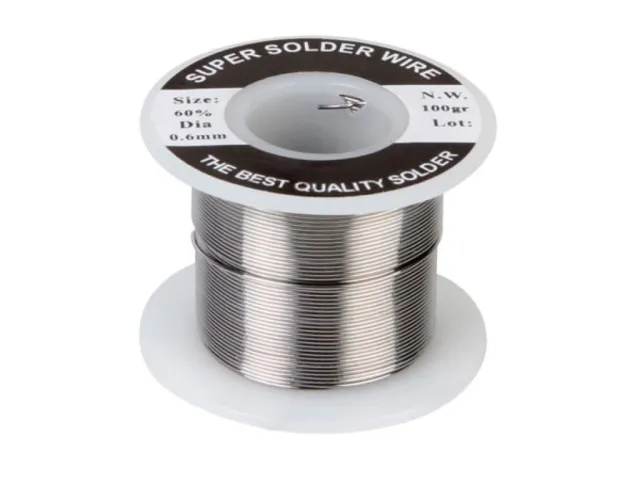 Stagno per saldatura 0,6mm 100g Sn60% / Pb 40%