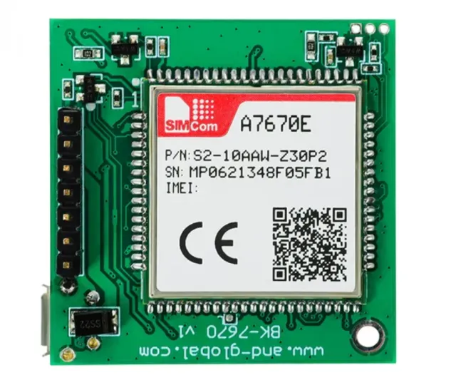 Modulo A7670 SIM 4G LTE Cat 1 e GPS