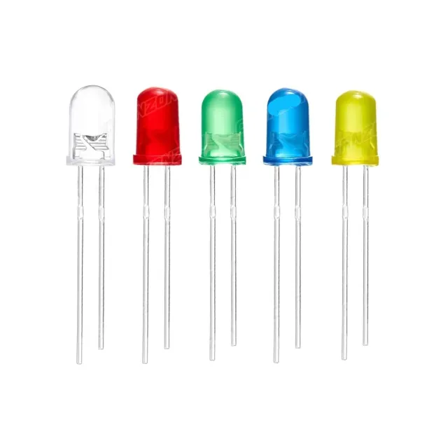 10x diodi LED 5 colori diversi