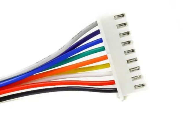 Connettore pigtail Micro JST XH 9 pin maschio