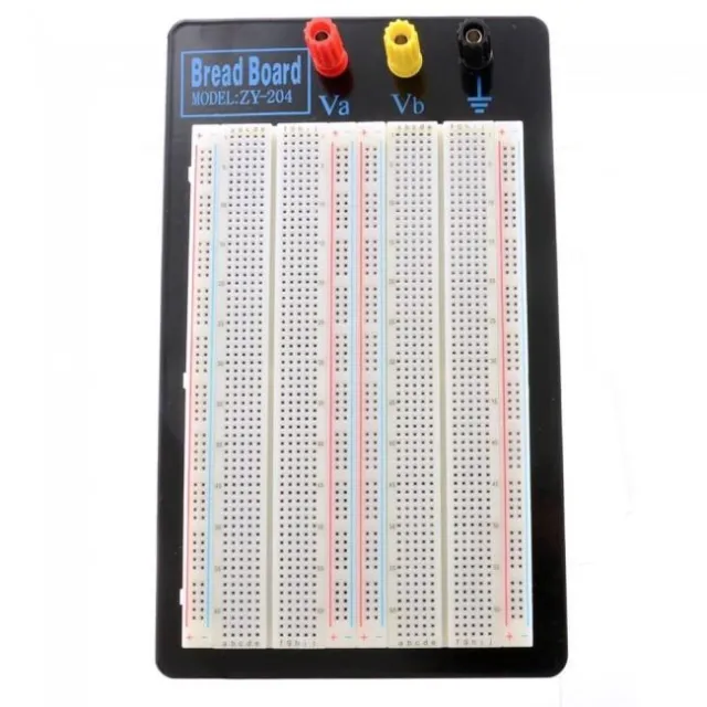 Breadboard, 1660 fori - ZY-204, 3 morsetti