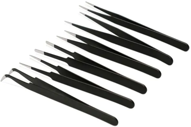 Set di pinzette antistatiche ESD 6 pezzi
