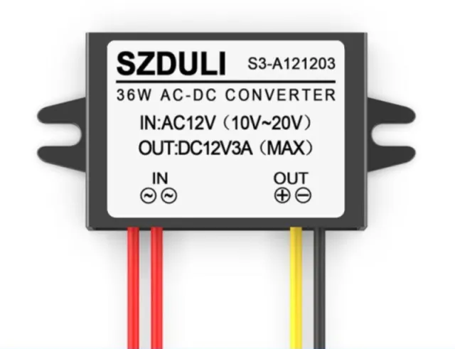 Convertitore AC da 12V-20V a DC da 12V 3A