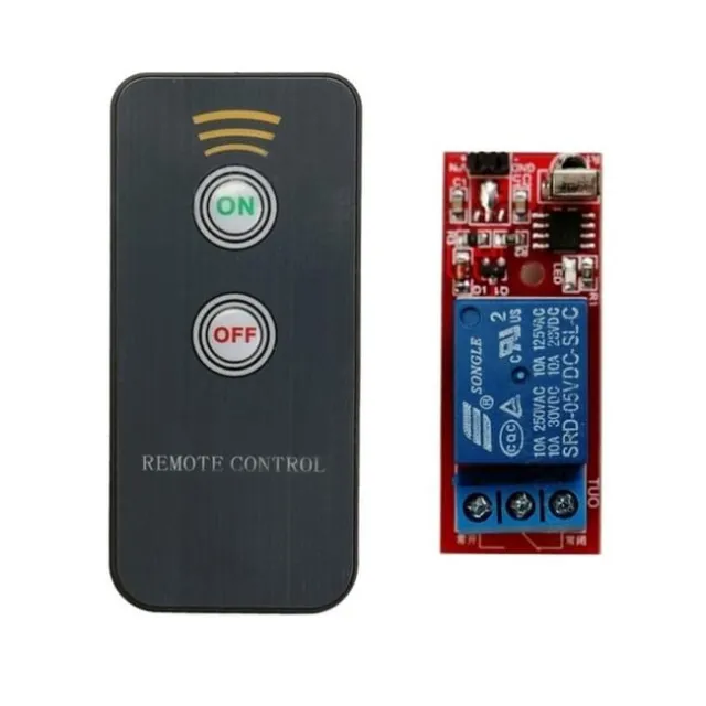 Modulo relè a infrarossi 5V con telecomando (incl. batteria) - 1 canale