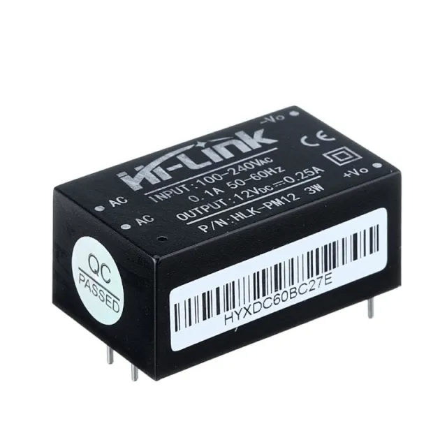 Modulo convertitore 220VAC a 12VDC 0,25A HLK-PM12