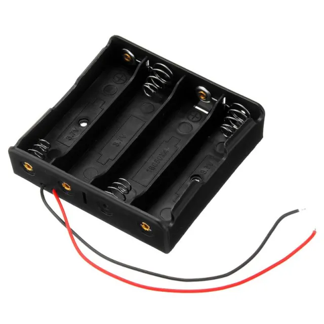 Portabatterie per 4 batterie AA (6V)