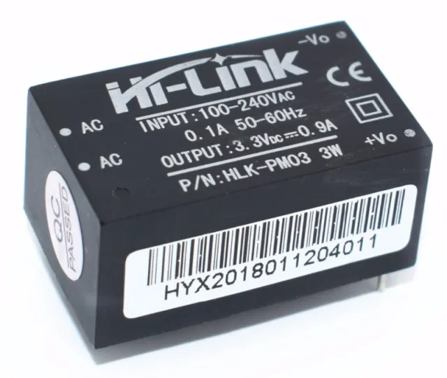 Modulo convertitore 220VAC a 3,3VDC 1A HLK-PM03