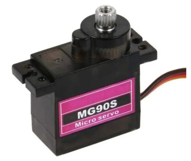 Servo MG90S Micro Ingranaggi metallici 360 gradi