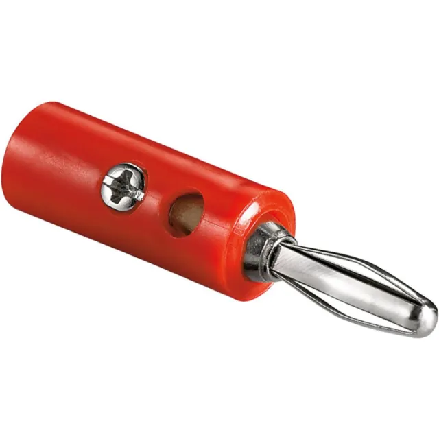 Connettore a banana 4mm Rosso