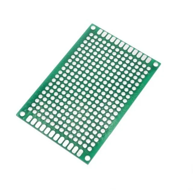 Piastra di prototipazione sperimentale 4x6cm verde