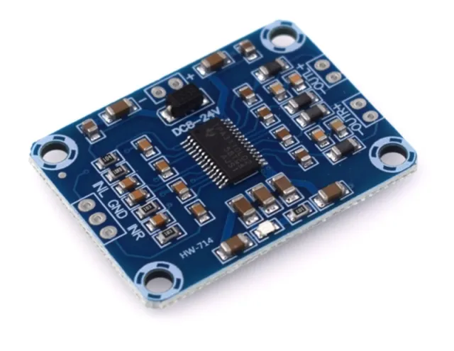 Modulo mini amplificatore audio digitale 2x15W 8-24V | TPA3110 | HW-714