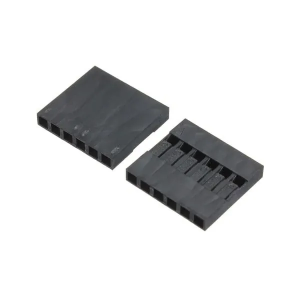 Connettore a pin con alloggiamento in plastica Dupont 6P 2.54mm