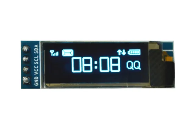 Mini display OLED bianco 0.91 inch 128x32 I2C