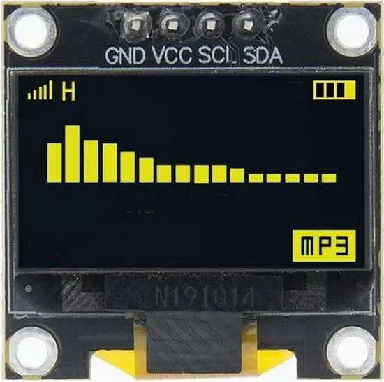 Mini display OLED giallo 0.96 inch 128x64 I2C