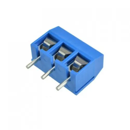 Morsetto a vite 3 vie dritto KF301-3P 5mm