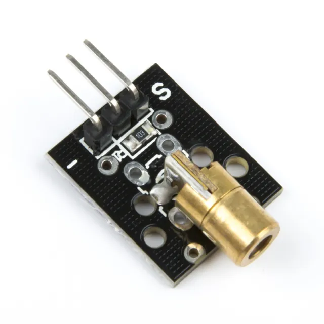 Modulo laser a diodo 5V laser rosso 650 nm 5 mW testa in rame