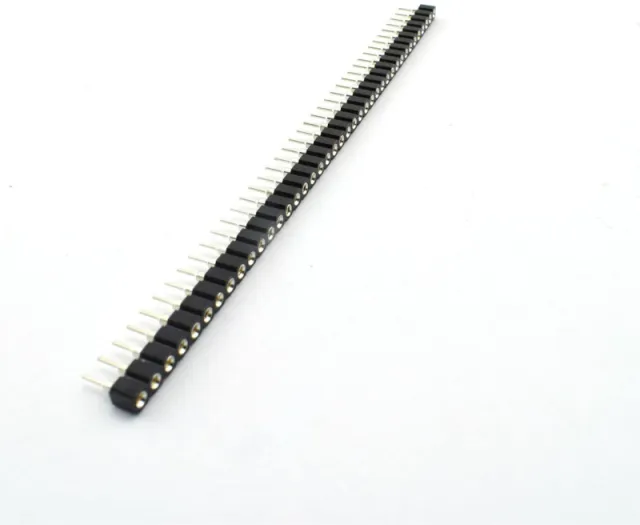 Strip header femmina rotonda 2.54Mm 40 pin 1X40p nera