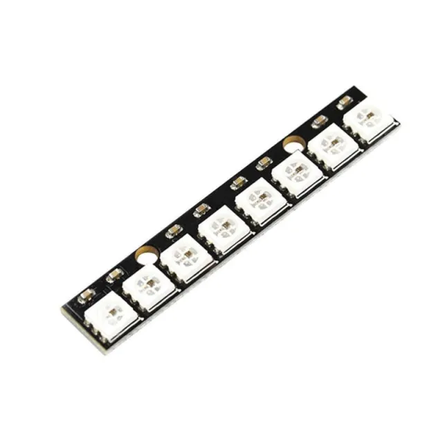 LED RGB WS2812b a 8 bit su circuito stampato