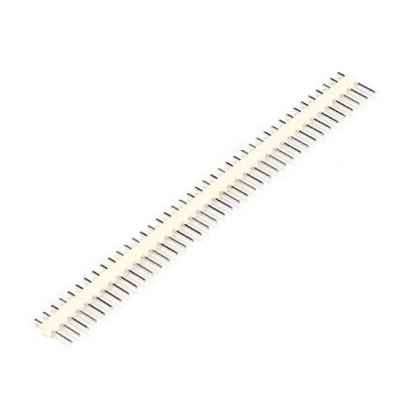 Header maschio a 40 pin 2.54mm Bianco