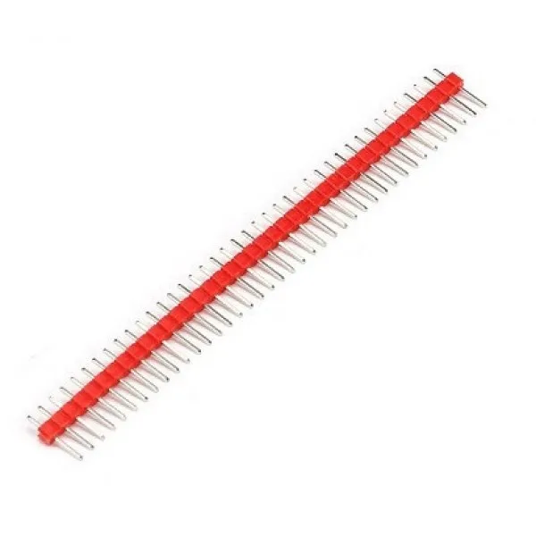 Header maschio a 40 pin 2.54mm Rosso