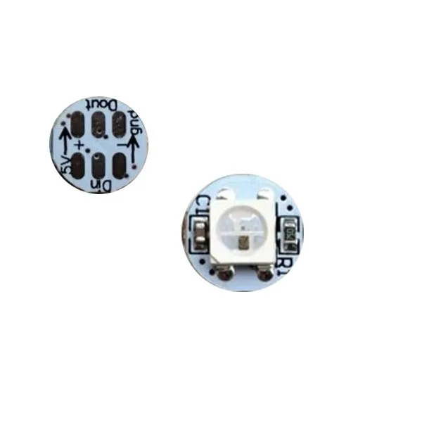 LED con chip WS2812B su mini PCB