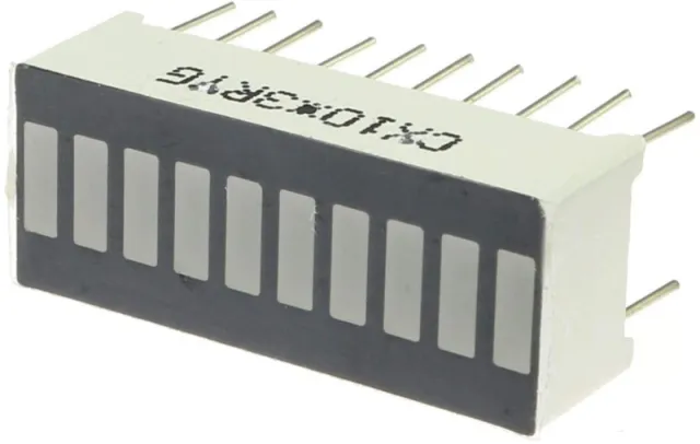 Barra LED a 10 segmenti Bianco
