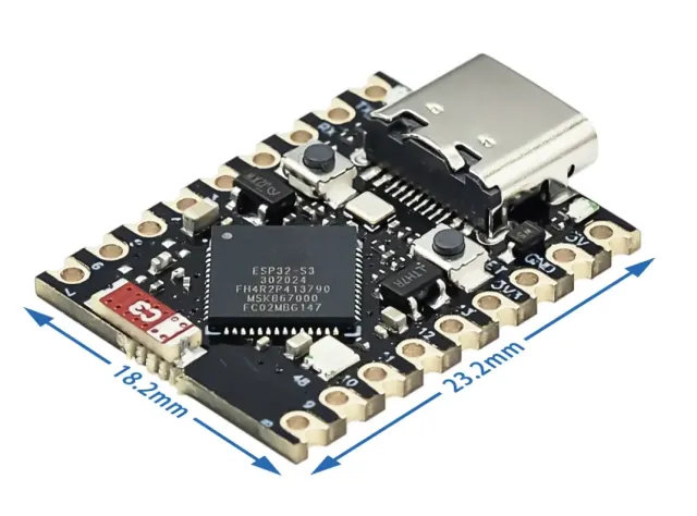 ESP32-S3 Super Mini 4MB Flash e 2MB PSRAM