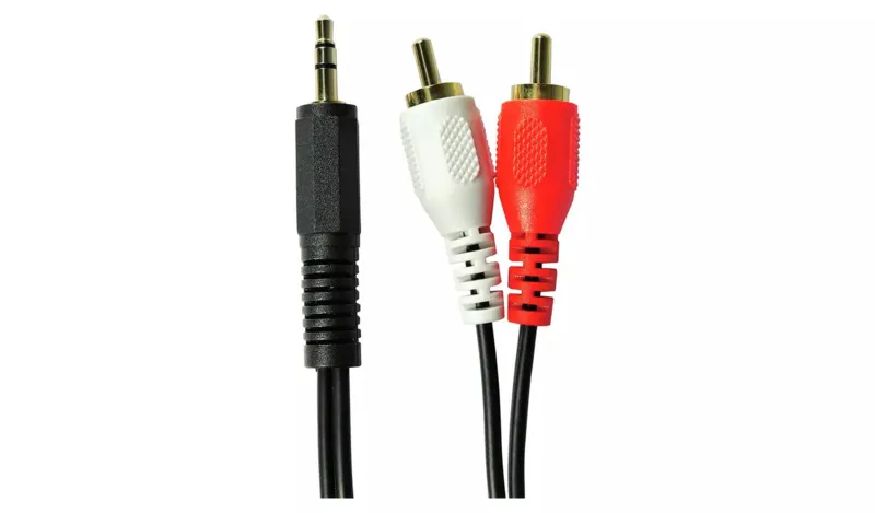Mini jack 3.5mm a 2x RCA tulipano 10 metri