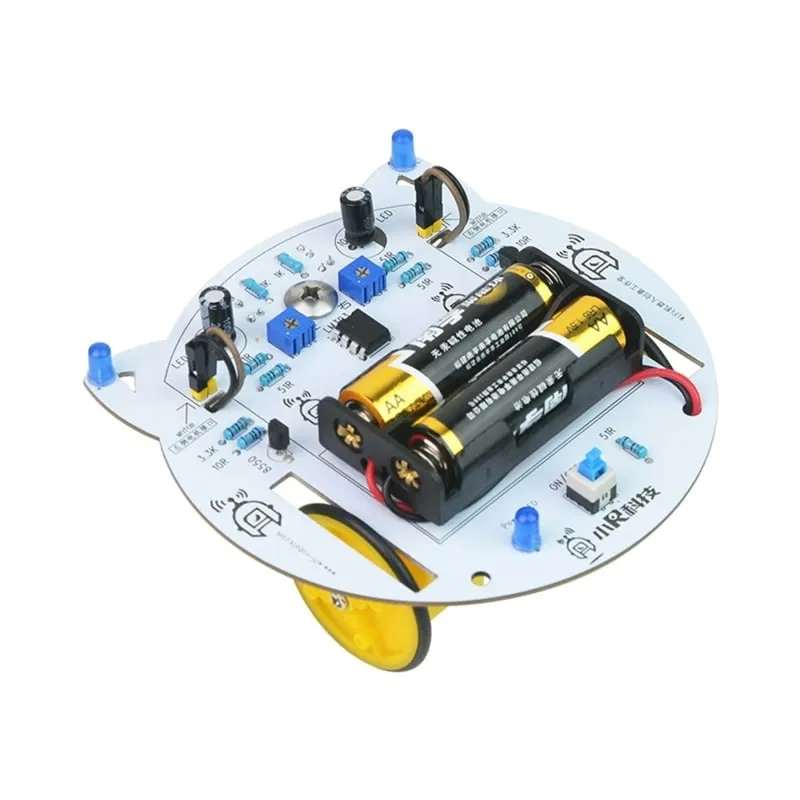 Mini robot gatto seguendo la linea - Educativo per bambini e studenti (STEM)