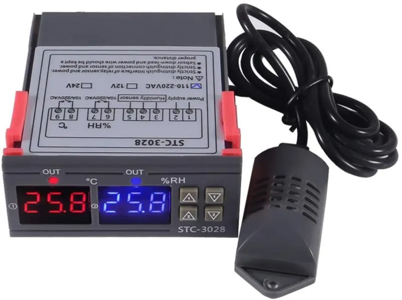 Relè regolabile STC-3028 220V per temperatura e umidità