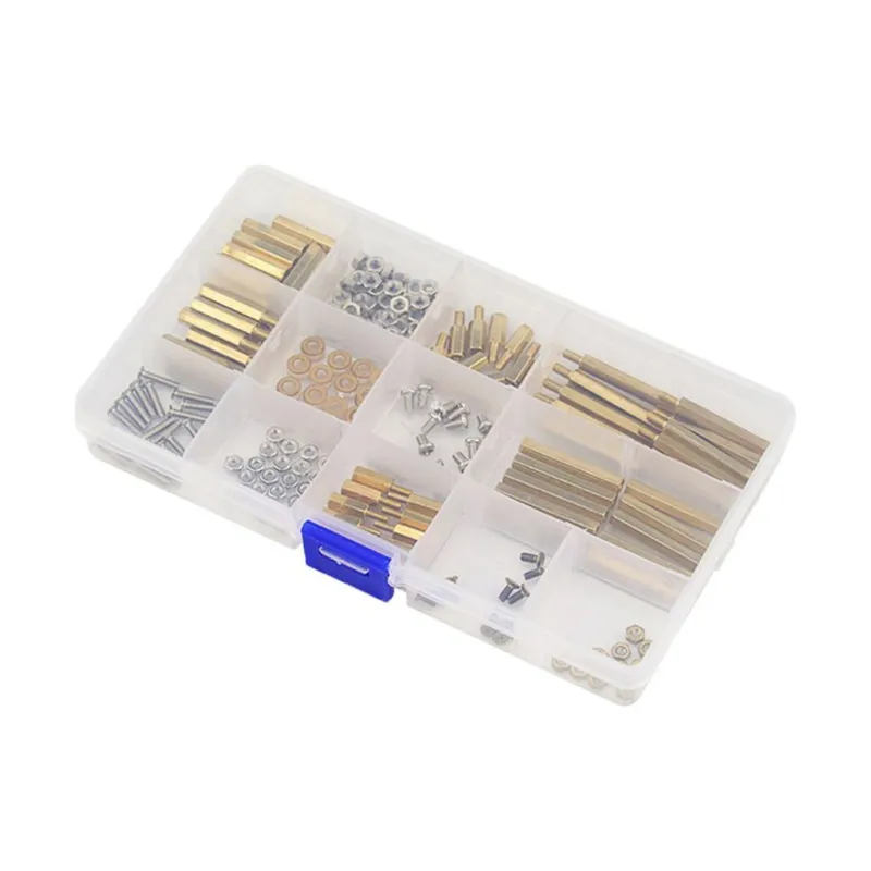 Assortimento 200 pezzi Distanziatori/Viti/Dadi Maschio-Femmina