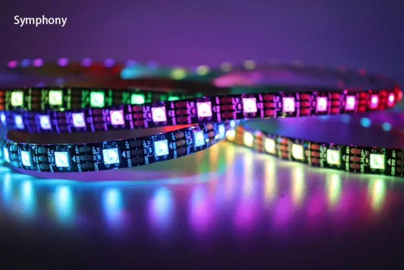 Striscia LED RGB WS2812B | 5m | 5V | 300 LEDS | IP65
