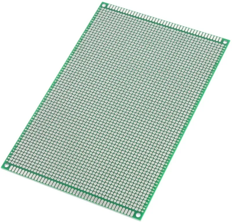 Piastra sperimentale per prototipazione 20x30 verde monofaccia