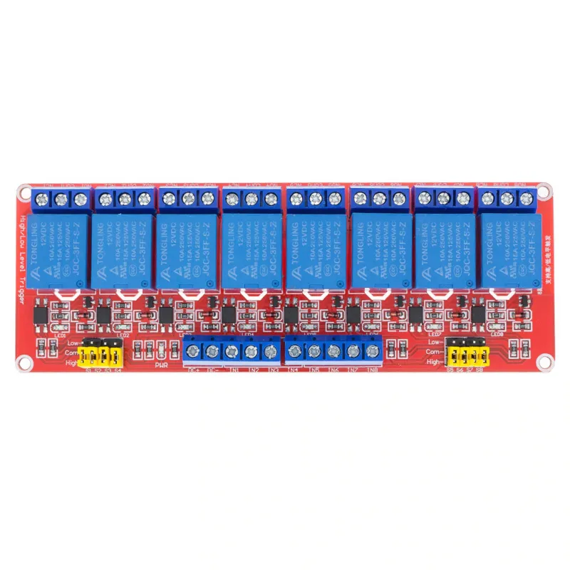 Modulo relè 12v | 8 canali