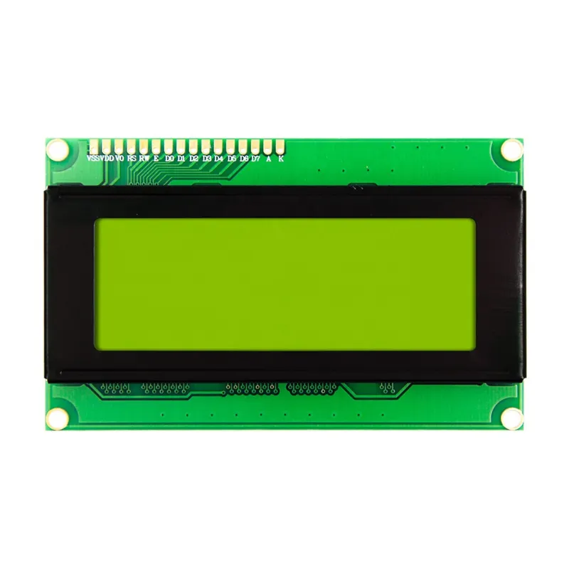 2004 LCD 5V retroilluminazione verde/gialla 20x4