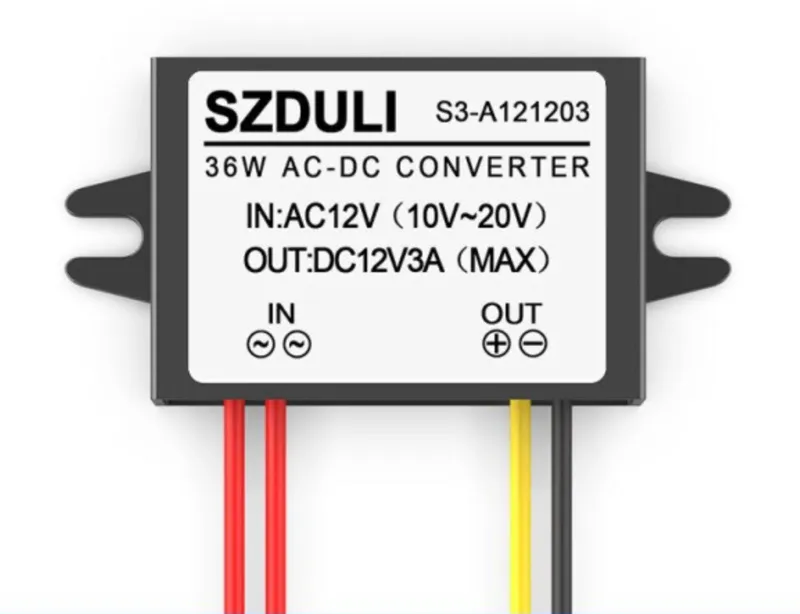 Convertitore AC da 12V-20V a DC da 12V 3A