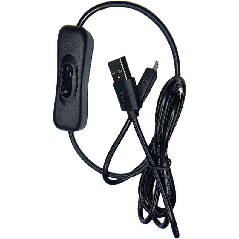 Cavo di alimentazione da USB a Micro-USB con interruttore ON/OFF