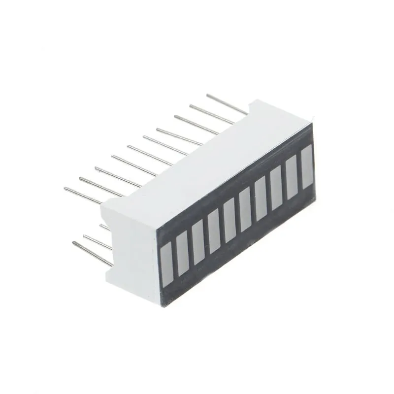 Barra LED a 10 segmenti Rossa