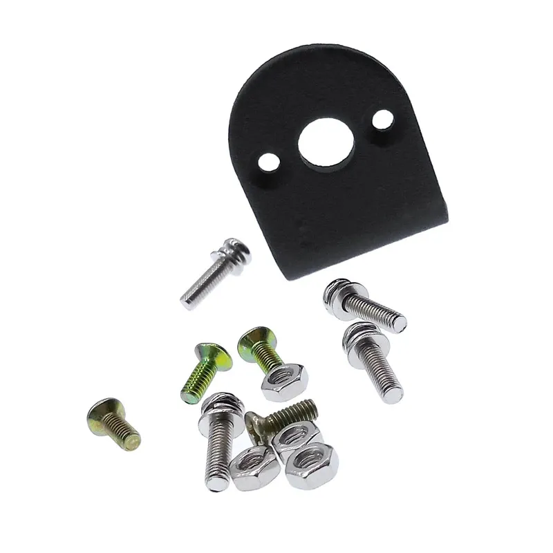 Staffa motore riduttore in alluminio 25mm con 6 viti