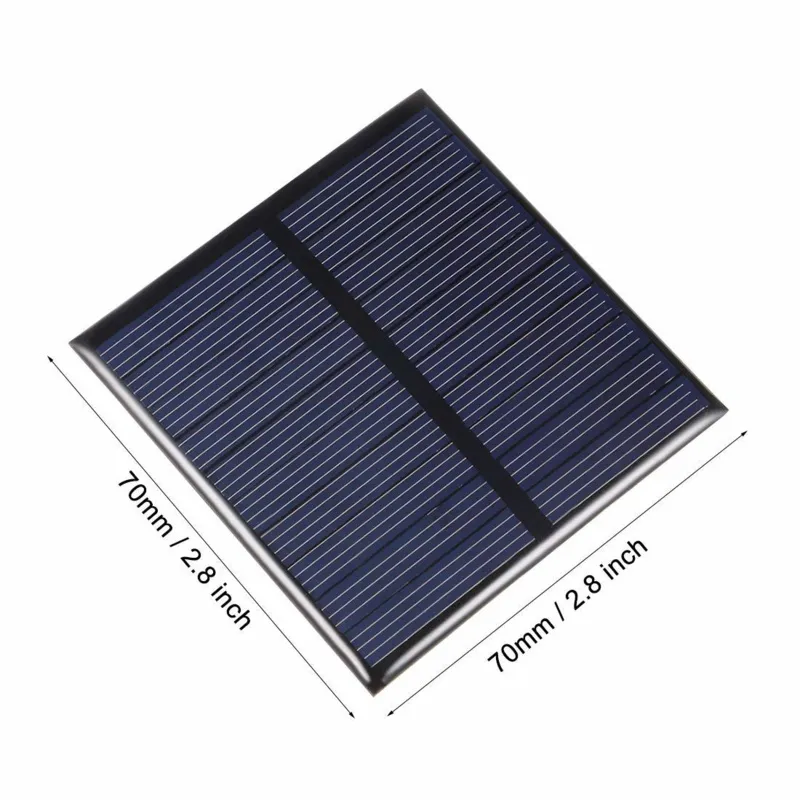 Mini pannello solare 70x70mm epoxy