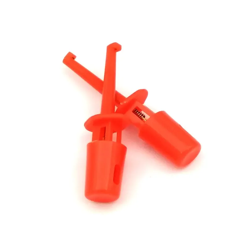 Mini clip di test con gancio a molla per PCB SMD IC  43mm  - Rosso