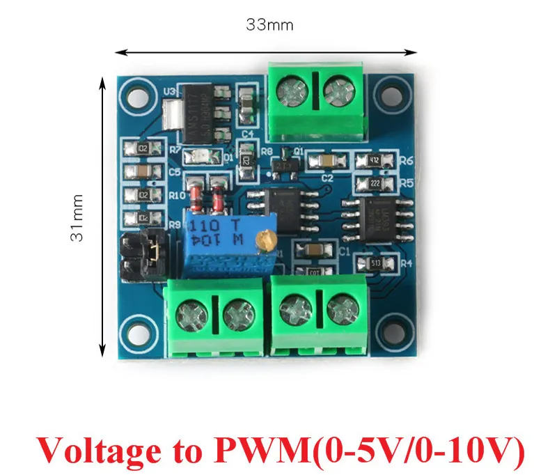 Modulo convertitore da tensione a PWM 0-10V