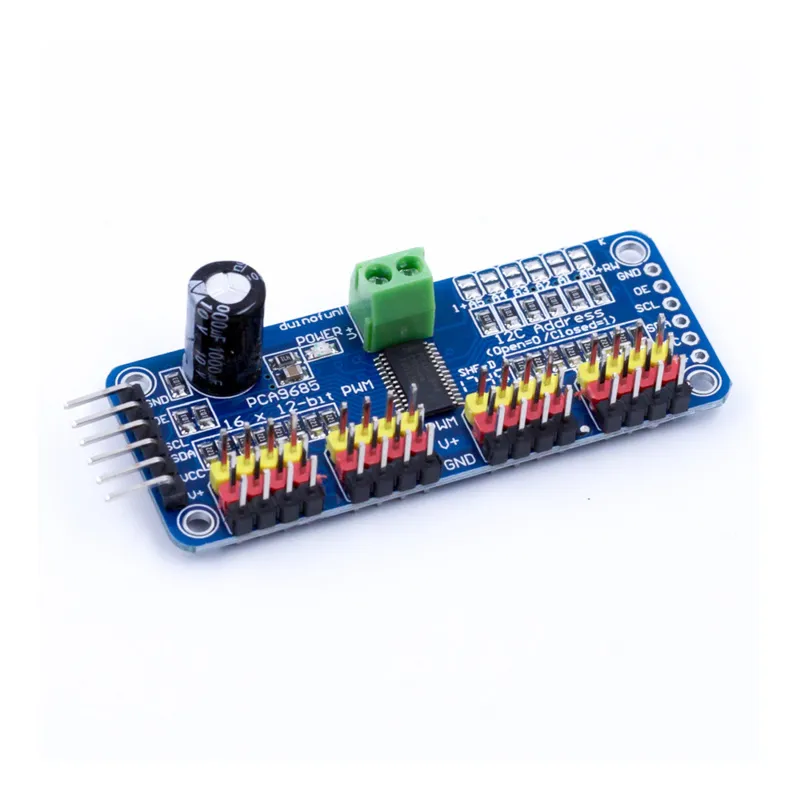 Driver servo PWM a 16 canali 12-Bit I2C