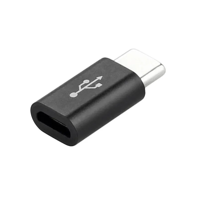 Adattatore USB-C Maschio a Micro-USB Femmina - nero