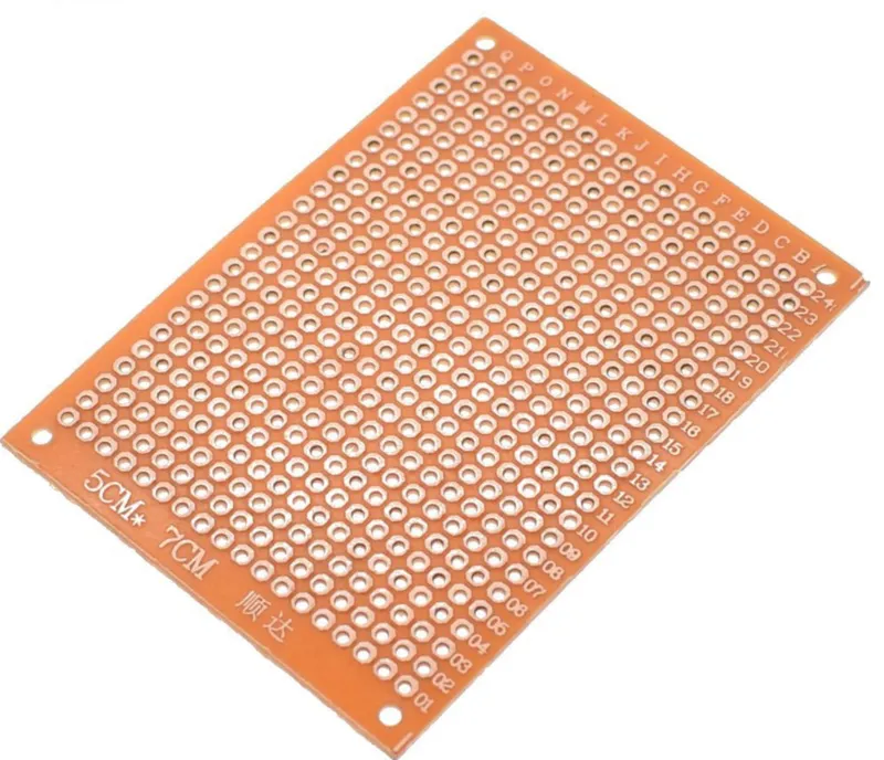 Piastra di prototipazione sperimentale 5x7cm