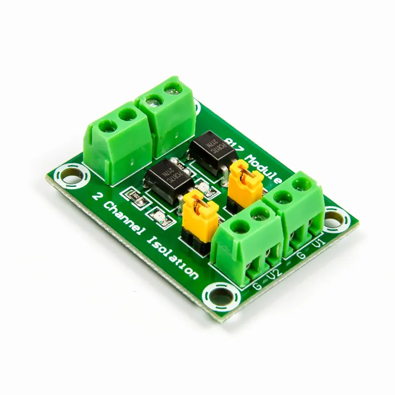Modulo di isolamento optoisolatore a 2 canali
