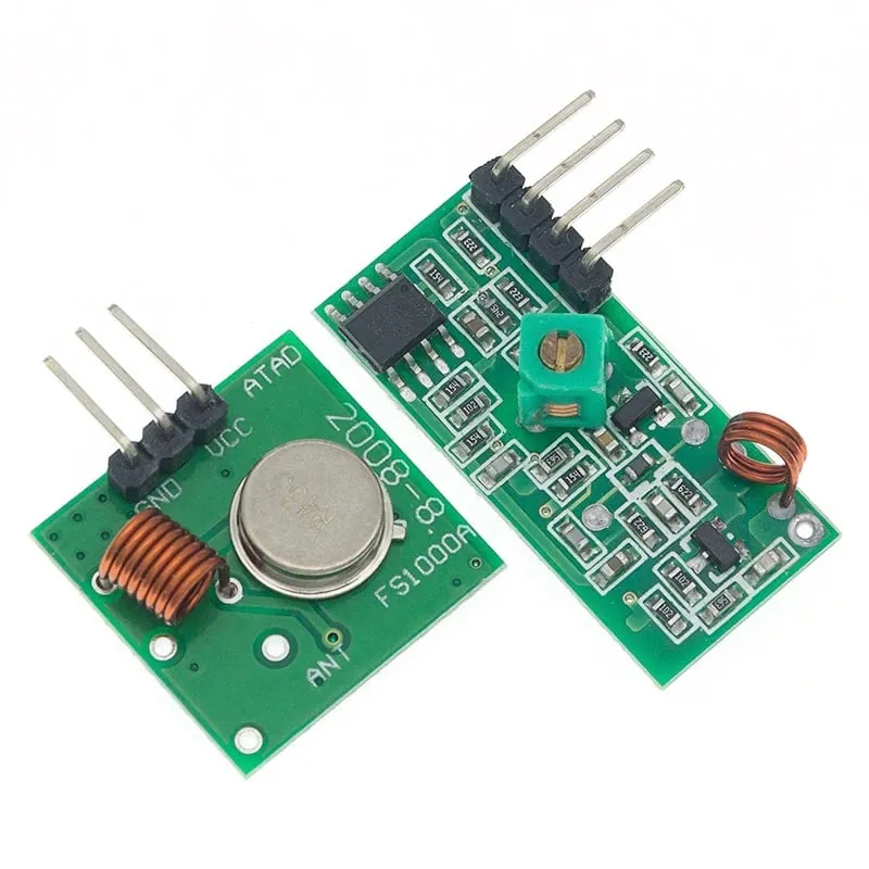 Trasmettitore e ricevitore RF 433Mhz